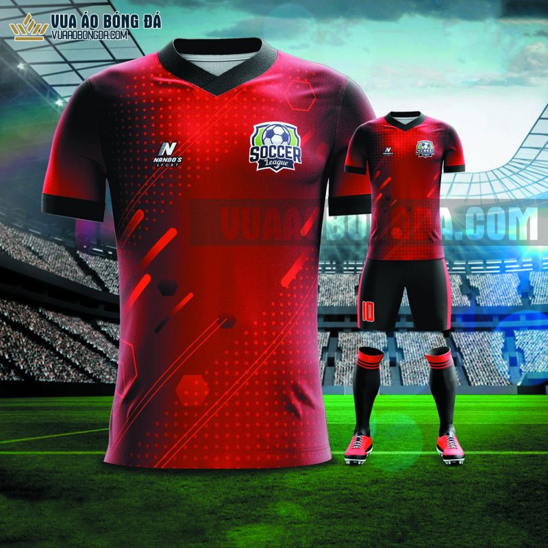 Áo bóng đá thiết kế chính hãng đẹp tại hòa bình VABD24